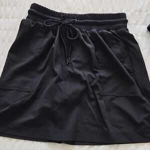 Black Drawstring Skirt